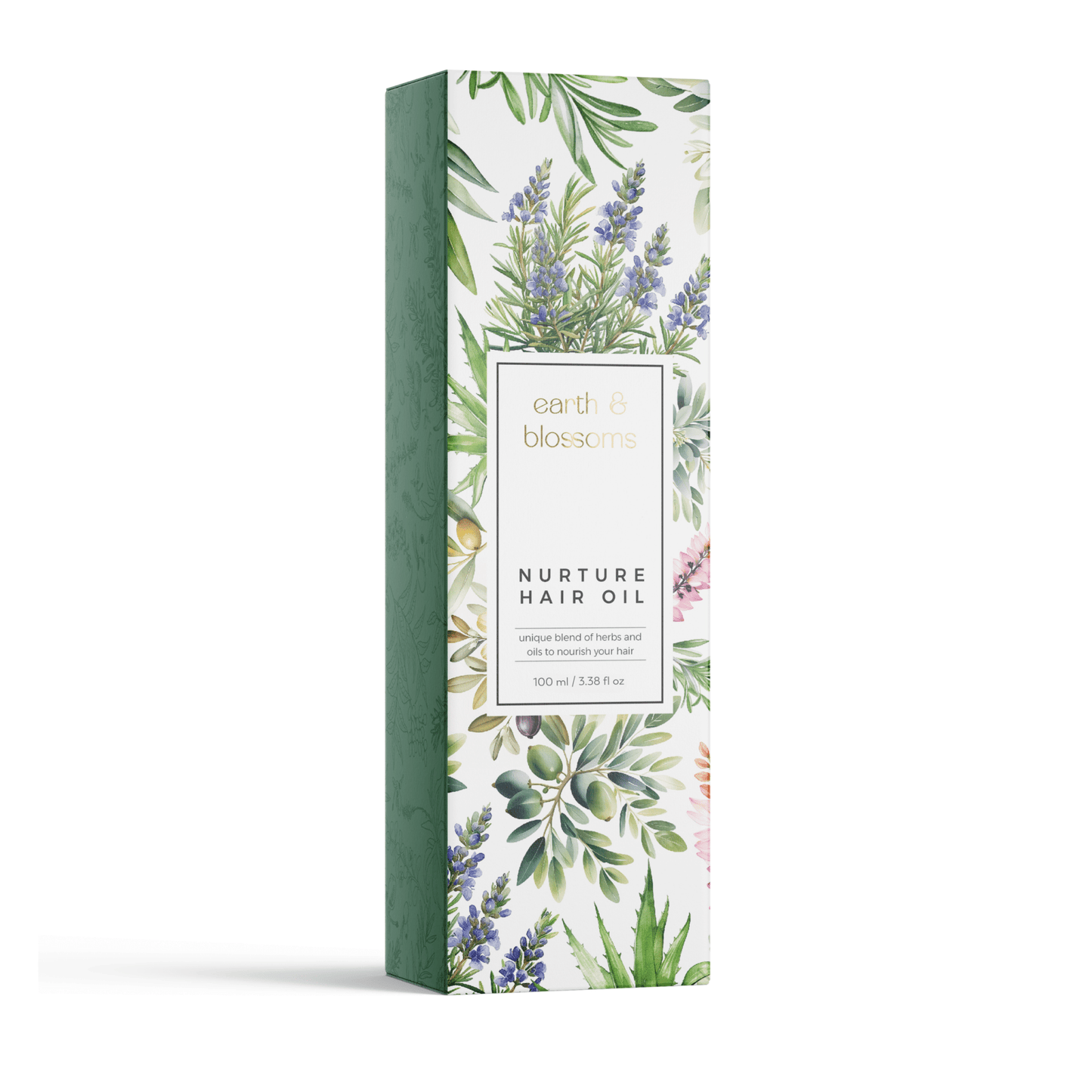 Nurture Hair Oil – A 100% Natural Blend for Stronger, Healthier Hair - 100ml - earth & blossoms
