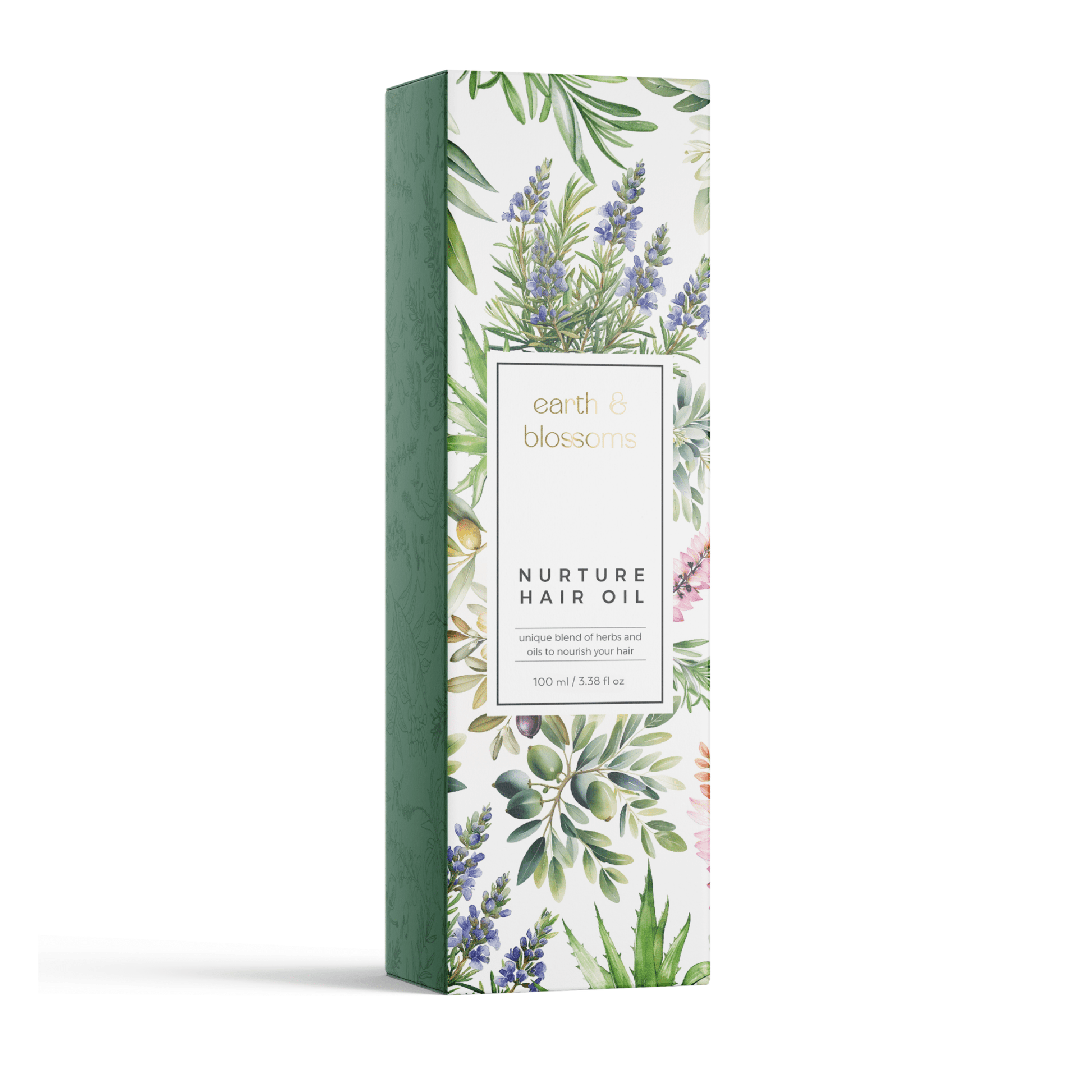 Nurture Hair Oil – A 100% Natural Blend for Stronger, Healthier Hair - 100ml - earth & blossoms